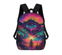 sinyumoney Mochila Escolar Infantil Impresa En 3D Eye of The Universe -7 Mochilas De Viaje De Alta Capacidad Para Niños Mochilas De Libros De Moda Mochila Escolar Infantil 17inch