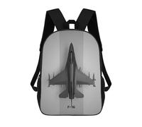 sinyumoney Mochila Escolar Infantil Impresa En 3D F16 Fighting Falcon Mochila Mochilas Deportivas Para Niños Y Niñas Mochila De Moda 17inch