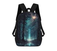 sinyumoney Mochila Escolar Infantil Impresa En 3D Fantasy Magic Forest Para Niños Mochilas De Viaje De Alta Capacidad Bolsas Para Libros Mochila Escolar Infantil Mochila 17inch