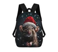 sinyumoney Mochila Escolar Infantil Impresa En 3D Festive Mouse Christmas Mochila Mochilas Deportivas Para Niños Y Niñas Mochila De Moda 17inch