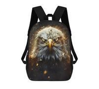 sinyumoney Mochila Escolar Infantil Impresa En 3D Fierce Glowing Eagle Mochilas De Viaje De Alta Capacidad Para Niños Mochilas De Libros De Moda Mochila Escolar Infantil 17inch