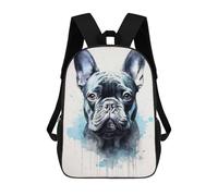sinyumoney Mochila Escolar Infantil Impresa En 3D French Bulldog Beauty Mochilas Para Libros Mochilas De Viaje Informales Mochila De Gran Capacidad Para Niños 17inch