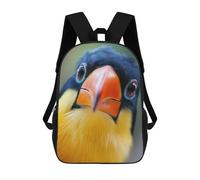 sinyumoney Mochila Escolar Infantil Impresa En 3D Funny Toucan Bird Portrait Mochilas De Moda Informales Mochilas Infantiles Mochila Informal Para Exteriores Bolsas De Viaje Bonitas 17inch