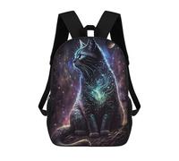 sinyumoney Mochila Escolar Infantil Impresa En 3D Galactic Cat Dreamscape Para Niños Mochilas De Viaje De Alta Capacidad Bolsas Para Libros Mochila Escolar Infantil Mochila 17inch
