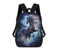 sinyumoney Mochila Escolar Infantil Impresa En 3D Galactic Horse Majesty Para Niños Mochilas De Viaje De Alta Capacidad Bolsas Para Libros Mochila Escolar Infantil Mochila 17inch