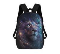 sinyumoney Mochila Escolar Infantil Impresa En 3D Galactic Lion Majesty -16 Mochilas Para Libros Mochilas De Viaje Informales Mochila De Gran Capacidad Para Niños 17inch