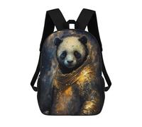 sinyumoney Mochila Escolar Infantil Impresa En 3D Galactic Panda Guardian Para Niños, Mochila De Viaje De Alta Capacidad, Mochila Informal Para Niños 17inch