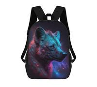 sinyumoney Mochila Escolar Infantil Impresa En 3D Galactic Wolf Portrait -24 17inch Para Niños, Mochila De Viaje De Alta Capacidad, Mochila Escolar De Moda Para Niños