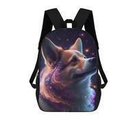 sinyumoney Mochila Escolar Infantil Impresa En 3D Galaxy Shiba Inu Doge Mochila Mochilas Deportivas Para Niños Y Niñas Mochila De Moda 17inch