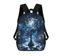 sinyumoney Mochila Escolar Infantil Impresa En 3D Galaxy Universe Chess Para Niños Mochilas De Viaje De Alta Capacidad Bolsas Para Libros Mochila Escolar Infantil Mochila 17inch