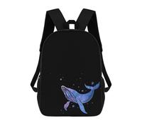 sinyumoney Mochila Escolar Infantil Impresa En 3D Galaxy Whale Para Niños, Mochila De Viaje De Alta Capacidad, Mochila Informal Para Niños 17inch