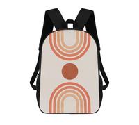 sinyumoney Mochila Escolar Infantil Impresa En 3D Geometric Modern Art 7 Mochilas Para Libros Mochilas De Viaje Informales Mochila De Gran Capacidad Para Niños 17inch