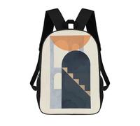 sinyumoney Mochila Escolar Infantil Impresa En 3D Geometric Shapes G Mochila Mochilas Deportivas Para Niños Y Niñas Mochila De Moda 17inch