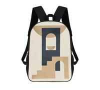sinyumoney Mochila Escolar Infantil Impresa En 3D Geometric Shapes I Mochilas De Moda Informales Mochilas Infantiles Mochila Informal Para Exteriores Bolsas De Viaje Bonitas 17inch