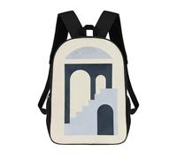sinyumoney Mochila Escolar Infantil Impresa En 3D Geometric Shapes M Mochila Mochilas Deportivas Para Niños Y Niñas Mochila De Moda 17inch