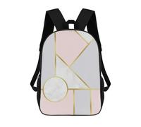 sinyumoney Mochila Escolar Infantil Impresa En 3D Geometric Shapes X Mochila Mochilas Deportivas Para Niños Y Niñas Mochila De Moda 17inch