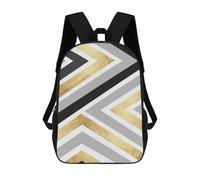 sinyumoney Mochila Escolar Infantil Impresa En 3D Geometric Textures XV Mochilas De Moda Informales Mochilas Infantiles Mochila Informal Para Exteriores Bolsas De Viaje Bonitas 17inch