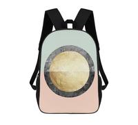 sinyumoney Mochila Escolar Infantil Impresa En 3D Geometric X Para Niños, Mochila De Viaje De Alta Capacidad, Mochila Informal Para Niños 17inch