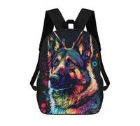 sinyumoney Mochila Escolar Infantil Impresa En 3D German Shepherd Style 1 Mochilas Para Libros Mochilas De Viaje Informales Mochila De Gran Capacidad Para Niños 17inch