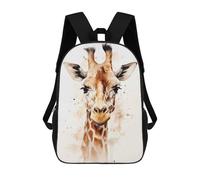 sinyumoney Mochila Escolar Infantil Impresa En 3D Giraffe Watercolor Mochila Escolar Infantil Mochilas De Viaje Mochilas De Moda Mochilas De Gran Capacidad 17inch