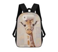 sinyumoney Mochila Escolar Infantil Impresa En 3D Giraffe with Toilet Paper on Head Para Niños, Mochila De Viaje De Alta Capacidad, Mochila Informal Para Niños 17inch