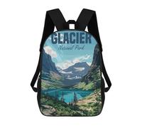 sinyumoney Mochila Escolar Infantil Impresa En 3D Glacier National Park Mochilas De Moda Informales Mochilas Infantiles Mochila Informal Para Exteriores Bolsas De Viaje Bonitas 17inch