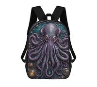 sinyumoney Mochila Escolar Infantil Impresa En 3D God Legend Cthulhu Mochilas Para Libros Mochilas Escolares De Viaje De Alta Capacidad Para Niños/estudiantes/adultos 17inch