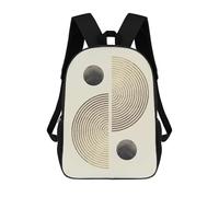 sinyumoney Mochila Escolar Infantil Impresa En 3D Golden Lines 06 Mochila Mochilas Deportivas Para Niños Y Niñas Mochila De Moda 17inch