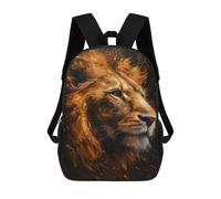 sinyumoney Mochila Escolar Infantil Impresa En 3D Golden Lion Majesty -6 17inch Para Niños, Mochila De Viaje De Alta Capacidad, Mochila Escolar De Moda Para Niños