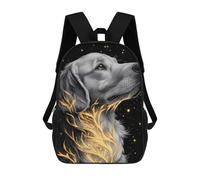 sinyumoney Mochila Escolar Infantil Impresa En 3D Golden Retriever with Glowing Vines Mochila Escolar Infantil Mochilas De Viaje Mochilas De Moda Mochilas De Gran Capacidad 17inch