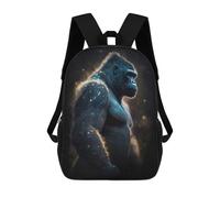 sinyumoney Mochila Escolar Infantil Impresa En 3D Gorilla Art Style 8 Mochilas Para Libros Mochilas De Viaje Informales Mochila De Gran Capacidad Para Niños 17inch