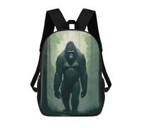 sinyumoney Mochila Escolar Infantil Impresa En 3D Gorilla Art Style 9 Para Niños, Mochila De Viaje De Alta Capacidad, Mochila Informal Para Niños 17inch