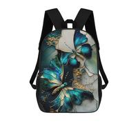 sinyumoney Mochila Escolar Infantil Impresa En 3D Graceful Wings of Nature Para Niños, Mochila De Viaje De Alta Capacidad, Mochila Informal Para Niños 17inch
