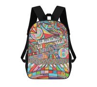 sinyumoney Mochila Escolar Infantil Impresa En 3D Grand Madness Mochila Mochilas Deportivas Para Niños Y Niñas Mochila De Moda 17inch