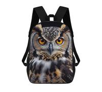 sinyumoney Mochila Escolar Infantil Impresa En 3D Great Horned Owl Portrait Mochilas De Moda Informales Mochilas Infantiles Mochila Informal Para Exteriores Bolsas De Viaje Bonitas 17inch