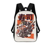 sinyumoney Mochila Escolar Infantil Impresa En 3D GREAT SUSHI DRAGON Mochila Mochilas Deportivas Para Niños Y Niñas Mochila De Moda 17inch