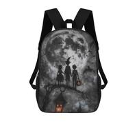 sinyumoney Mochila Escolar Infantil Impresa En 3D Halloween Night Out Mochila Mochilas Deportivas Para Niños Y Niñas Mochila De Moda 17inch