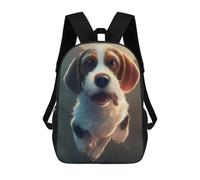 sinyumoney Mochila Escolar Infantil Impresa En 3D Happy Beagle Painting Mochilas De Moda Informales Mochilas Infantiles Mochila Informal Para Exteriores Bolsas De Viaje Bonitas 17inch