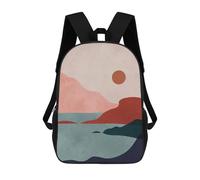 sinyumoney Mochila Escolar Infantil Impresa En 3D Harmonious Landscape 3 Mochilas De Moda Informales Mochilas Infantiles Mochila Informal Para Exteriores Bolsas De Viaje Bonitas 17inch