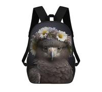 sinyumoney Mochila Escolar Infantil Impresa En 3D Head Cute Baby Eagle Mochila Escolar Infantil Mochilas De Viaje Mochilas De Moda Mochilas De Gran Capacidad 17inch