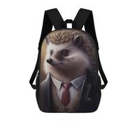 sinyumoney Mochila Escolar Infantil Impresa En 3D Hedgehog Suit Animal Mochila Escolar Infantil Mochilas De Viaje Mochilas De Moda Mochilas De Gran Capacidad 17inch