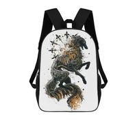 sinyumoney Mochila Escolar Infantil Impresa En 3D Hellhound 17inch Para Niños, Mochila De Viaje De Alta Capacidad, Mochila Escolar De Moda Para Niños