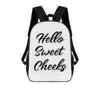 sinyumoney Mochila Escolar Infantil Impresa En 3D Hello Sweet Cheeks Mochilas De Moda Informales Mochilas Infantiles Mochila Informal Para Exteriores Bolsas De Viaje Bonitas 17inch