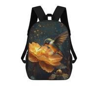 sinyumoney Mochila Escolar Infantil Impresa En 3D Hummingbird And Flower Mochilas De Moda Informales Mochilas Infantiles Mochila Informal Para Exteriores Bolsas De Viaje Bonitas 17inch