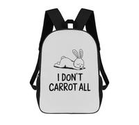 sinyumoney Mochila Escolar Infantil Impresa En 3D I Dont Carrot All Bunny Mochila Escolar Infantil Mochilas De Viaje Mochilas De Moda Mochilas De Gran Capacidad 17inch