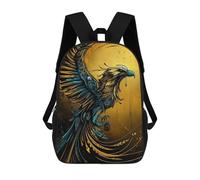 sinyumoney Mochila Escolar Infantil Impresa En 3D Iconic Phoenix Mochila Mochilas Deportivas Para Niños Y Niñas Mochila De Moda 17inch
