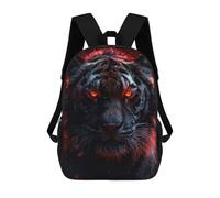 sinyumoney Mochila Escolar Infantil Impresa En 3D Inferno Eyes of The Tiger Mochila Mochilas Deportivas Para Niños Y Niñas Mochila De Moda 17inch