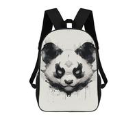 sinyumoney Mochila Escolar Infantil Impresa En 3D Ink Wash Panda Mask Art Mochila Mochilas Deportivas Para Niños Y Niñas Mochila De Moda 17inch