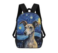 sinyumoney Mochila Escolar Infantil Impresa En 3D Italian Greyhound Dog Mochilas De Viaje De Alta Capacidad Para Niños Mochilas De Libros De Moda Mochila Escolar Infantil 17inch