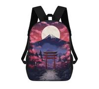 sinyumoney Mochila Escolar Infantil Impresa En 3D Japan Fantasy Gate Mochila Escolar Infantil Mochilas De Viaje Mochilas De Moda Mochilas De Gran Capacidad 17inch